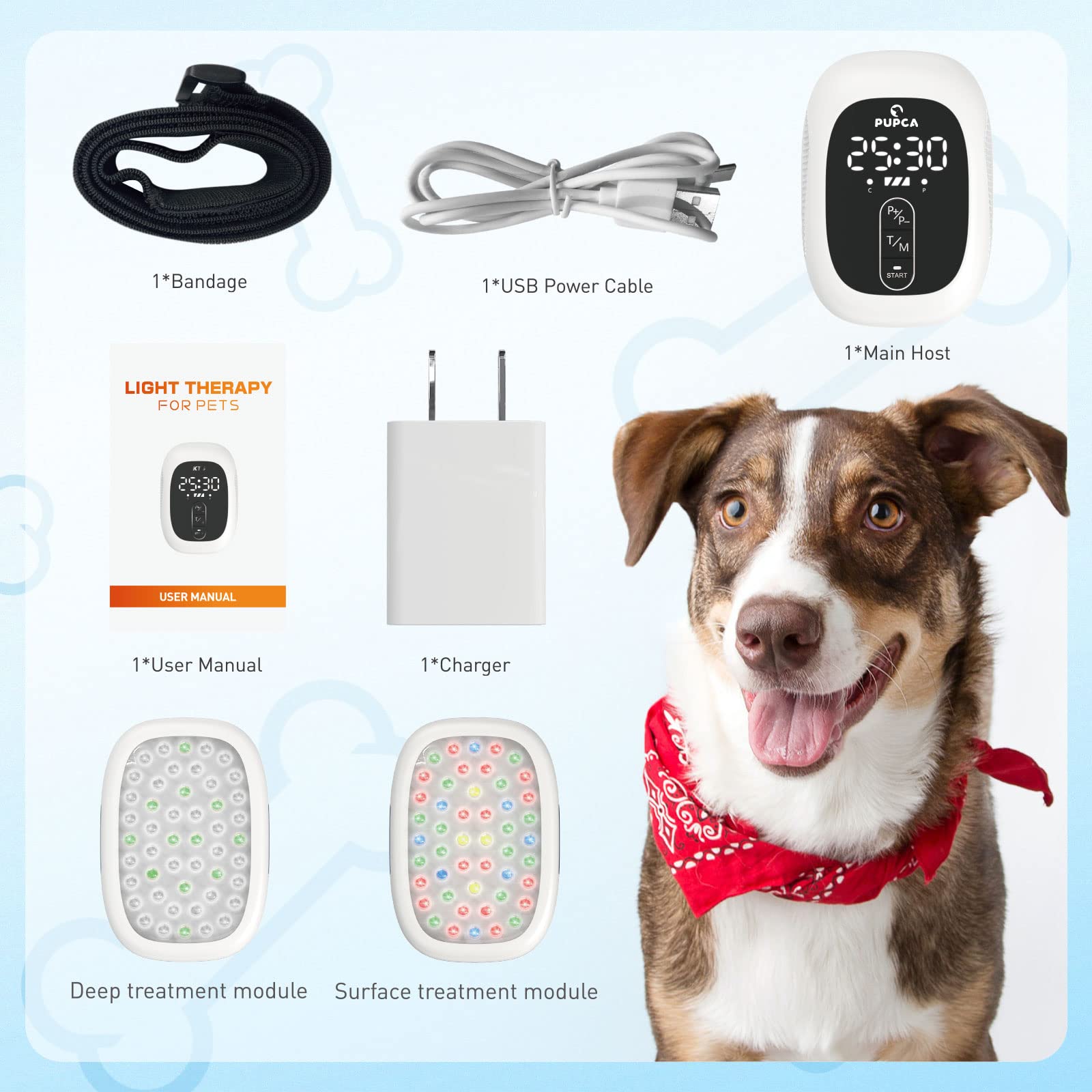 Kit PUPCA con dos cabezales y manual para uso doméstico