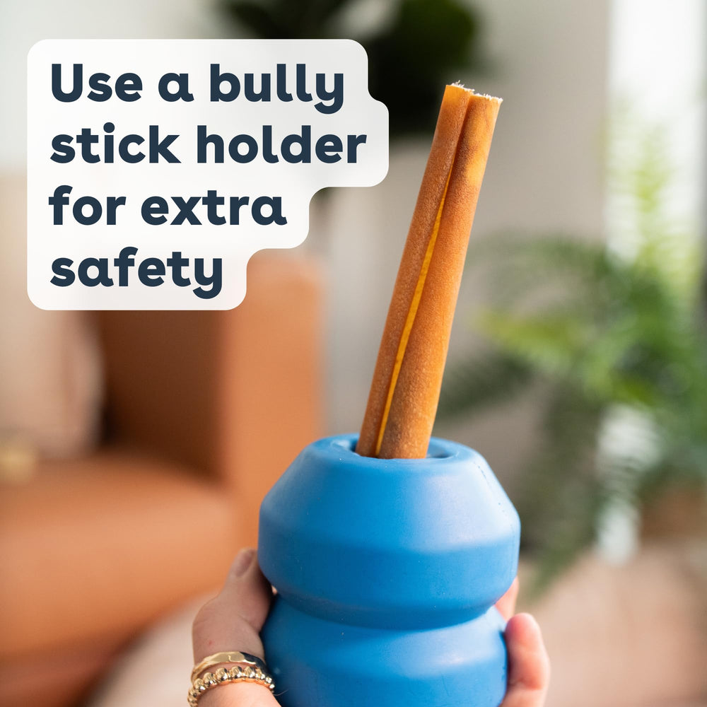 Pupford Bully Sticks, textura gruesa para masticación natural y prolongada.