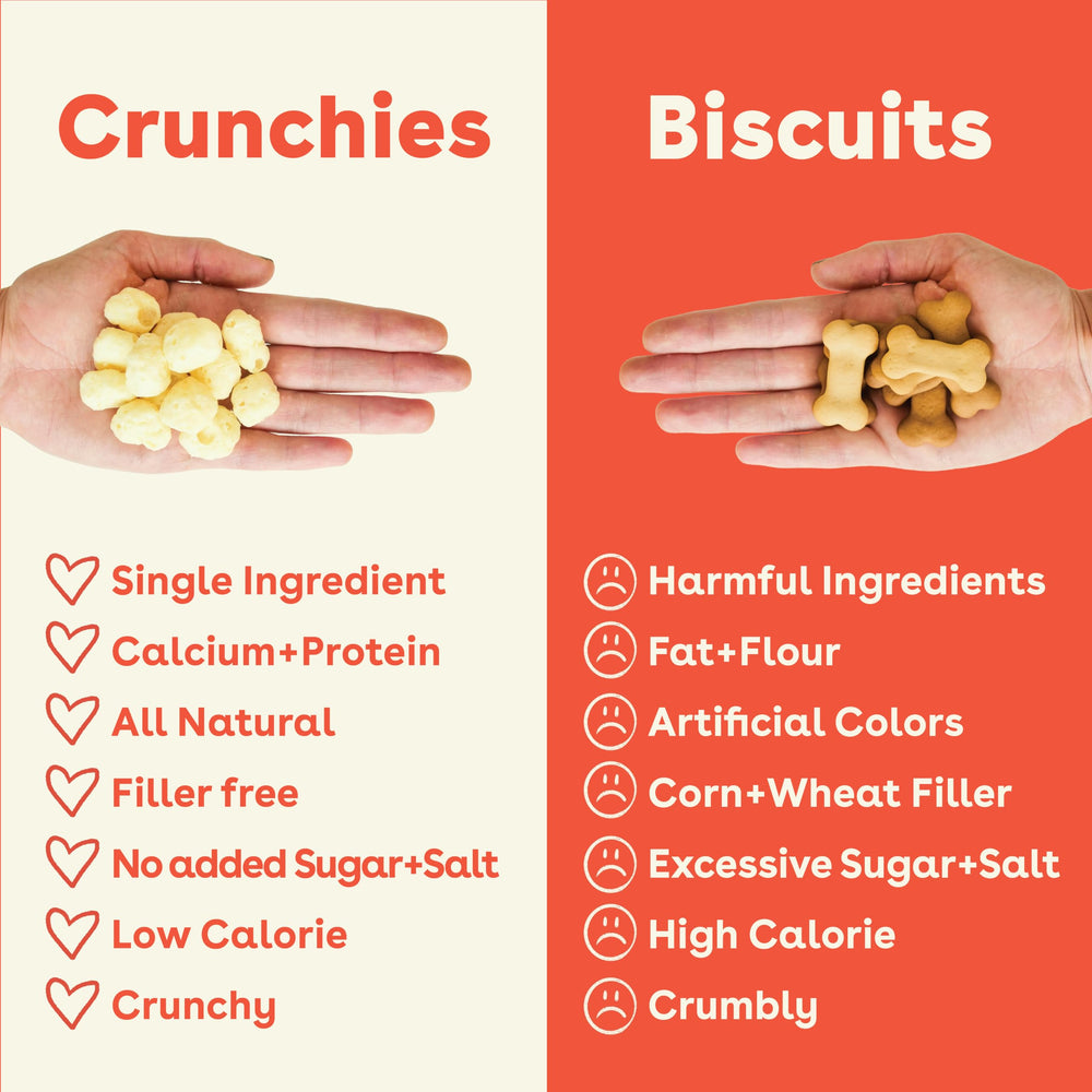 Pupford Cheese Crunchies nutrición con proteína y calcio para perros