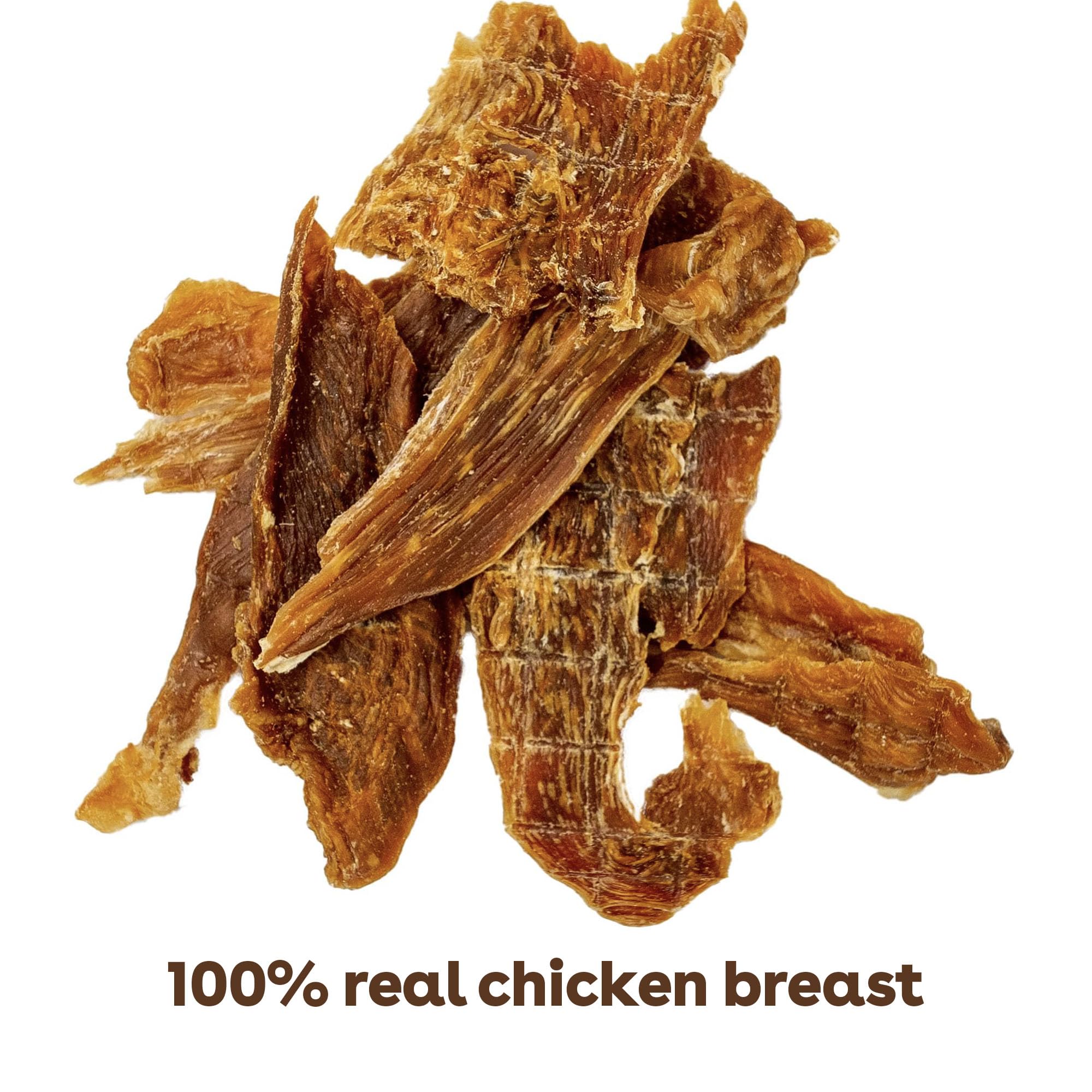 Pupford Crunchy Jerky: perro feliz al recibir una golosina crujiente y sabrosa.