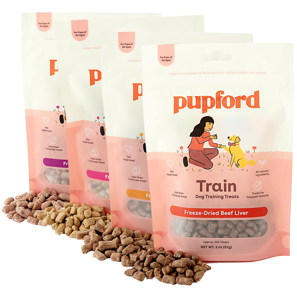 Pupford Meat Bundle pollo: recompensa de entrenamiento rápida y limpia para perros activos.