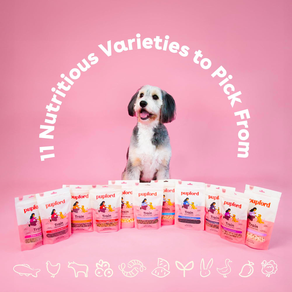 Pupford promesa de calidad, ingredientes simples para tu perro.