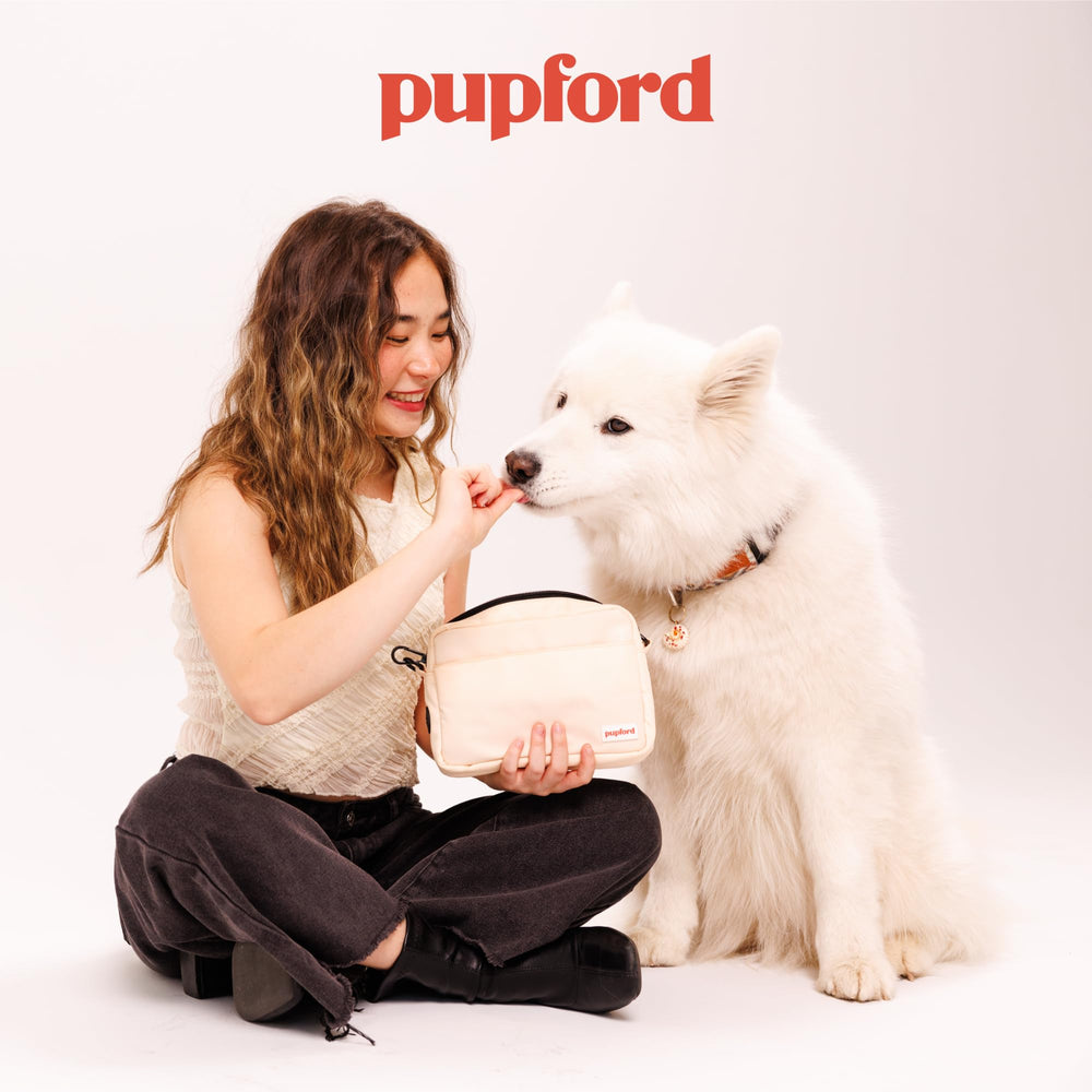 Pupford recompensa de entrenamiento constante, fácil de incorporar en rutinas.