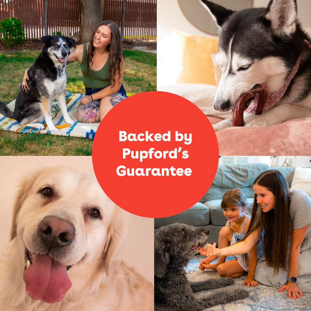 Pupford Sabor natural de res, recompensa apetecible para perros.