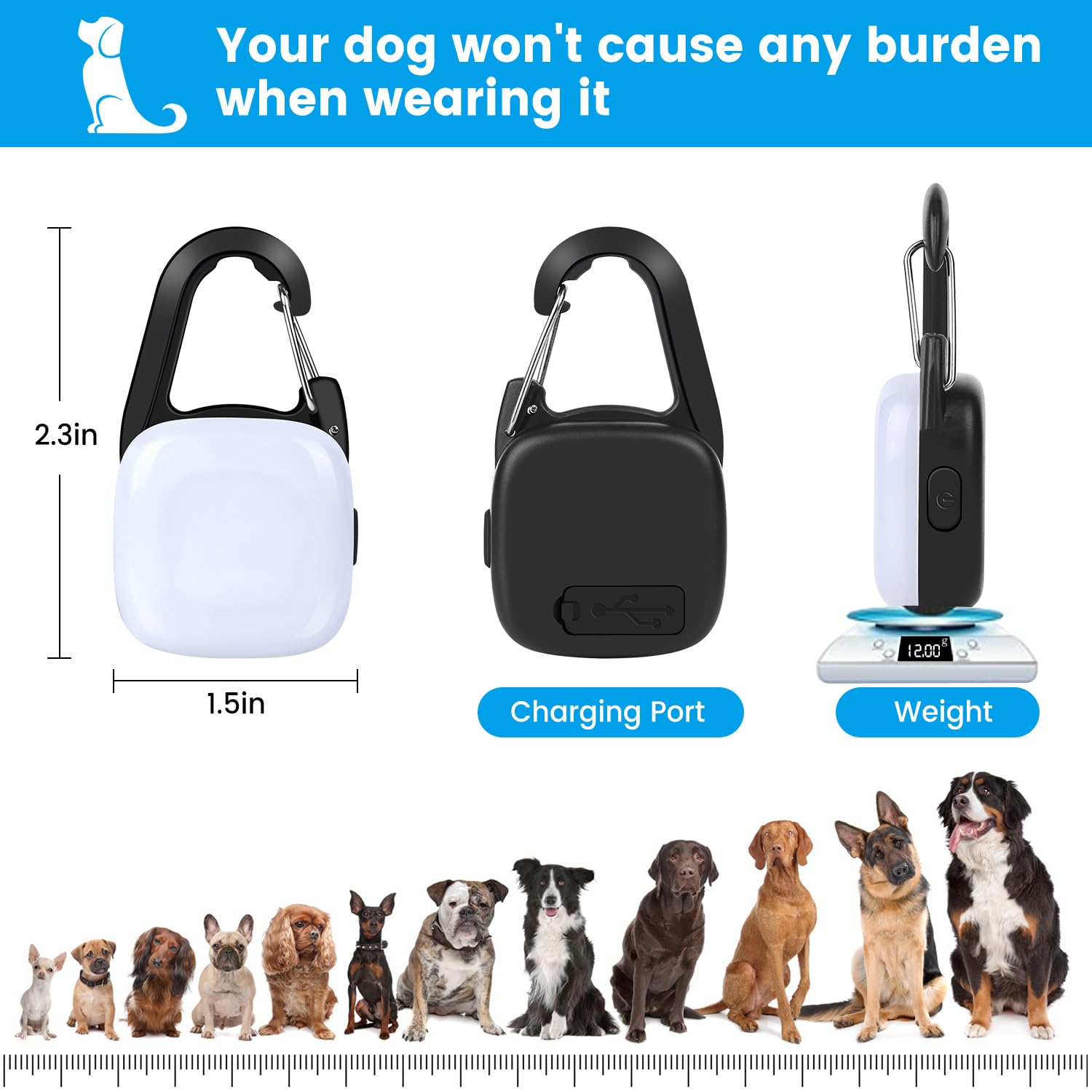 PUPKOLI luz para paseos, carreras o senderismo nocturno.