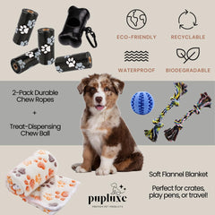 PupLuxe correa nylon reflectiva, manejo cómodo y control durante caminatas