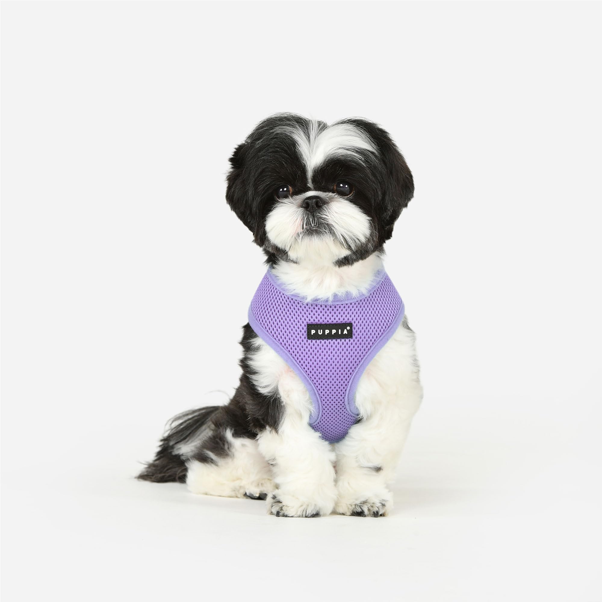 Puppia arnés-perro-ajuste-pecho, ajuste cómodo para diversas tallas.
