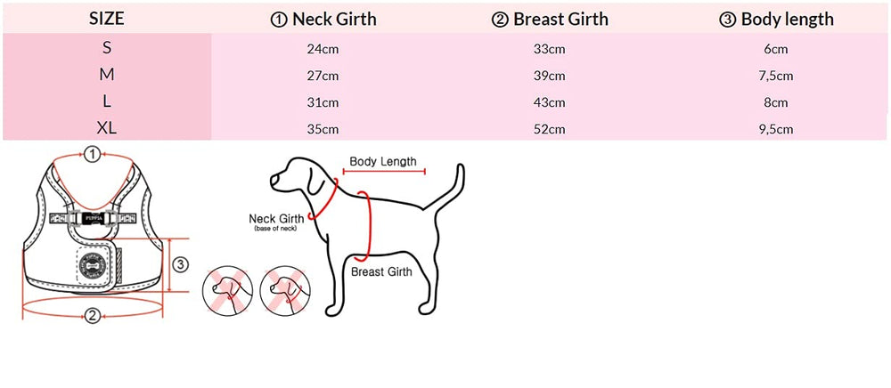 Puppia Blitzen Vest pendiente inteligente con código QR incluido