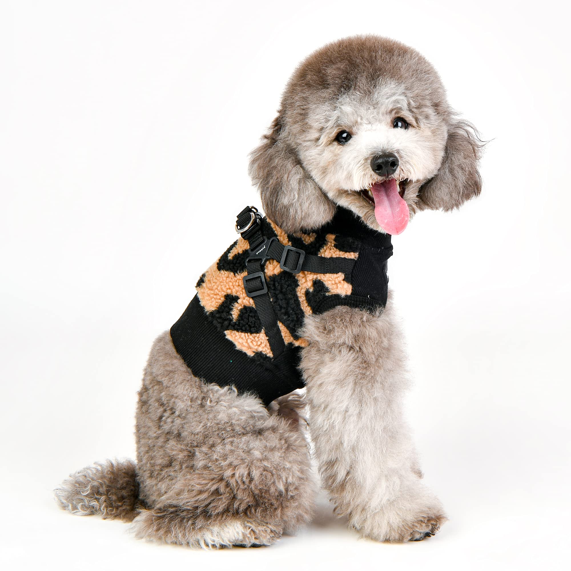 Puppia Serval Jacket pullover interior forro fleece cálido para meses fríos.