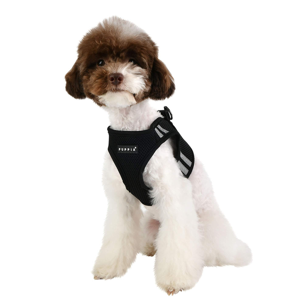 Puppia Soft Vest Harness Pro, cierre de hebilla y Velcro para ajuste seguro