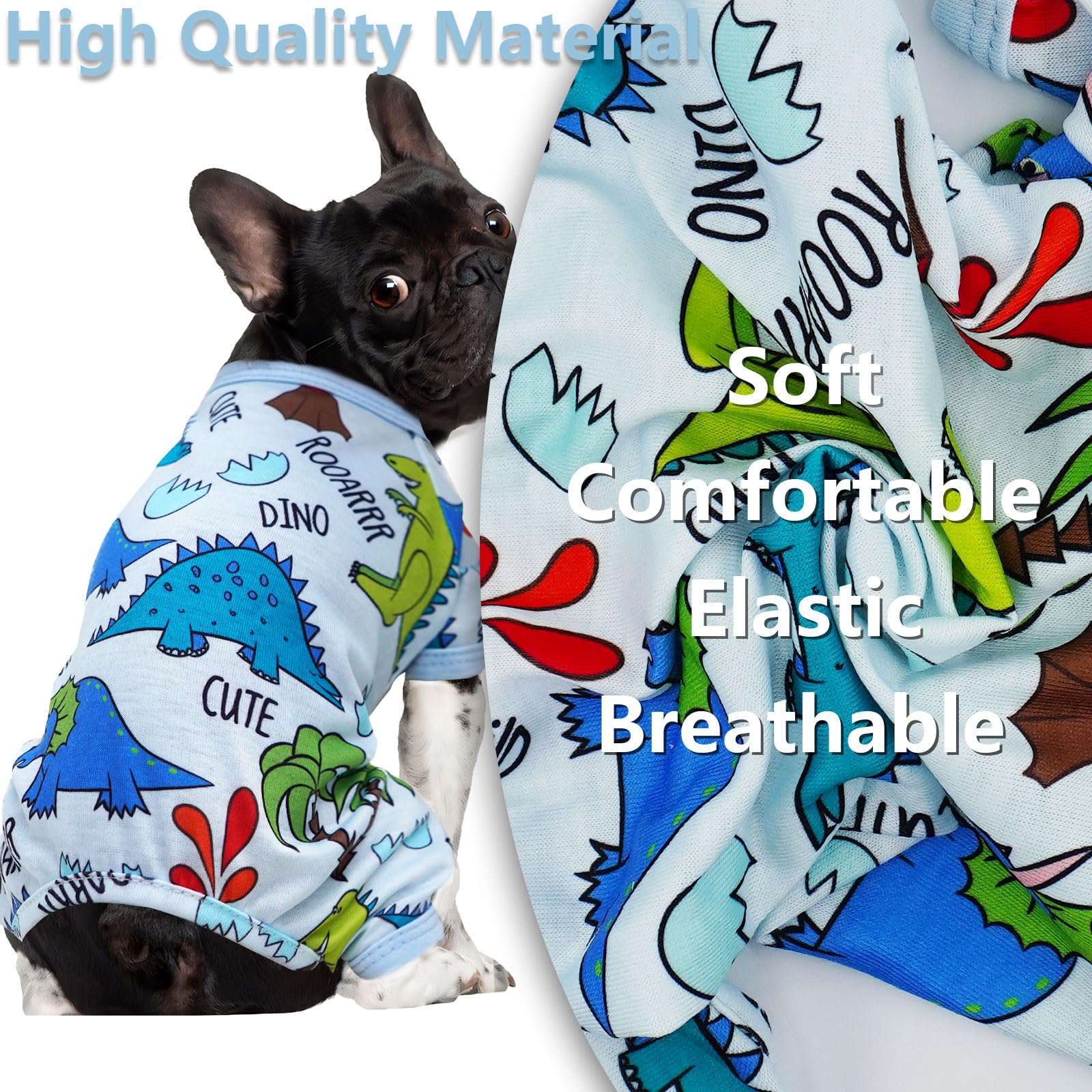 Puppishy Pijamas patrón vibrante, ideal para sesiones de fotos