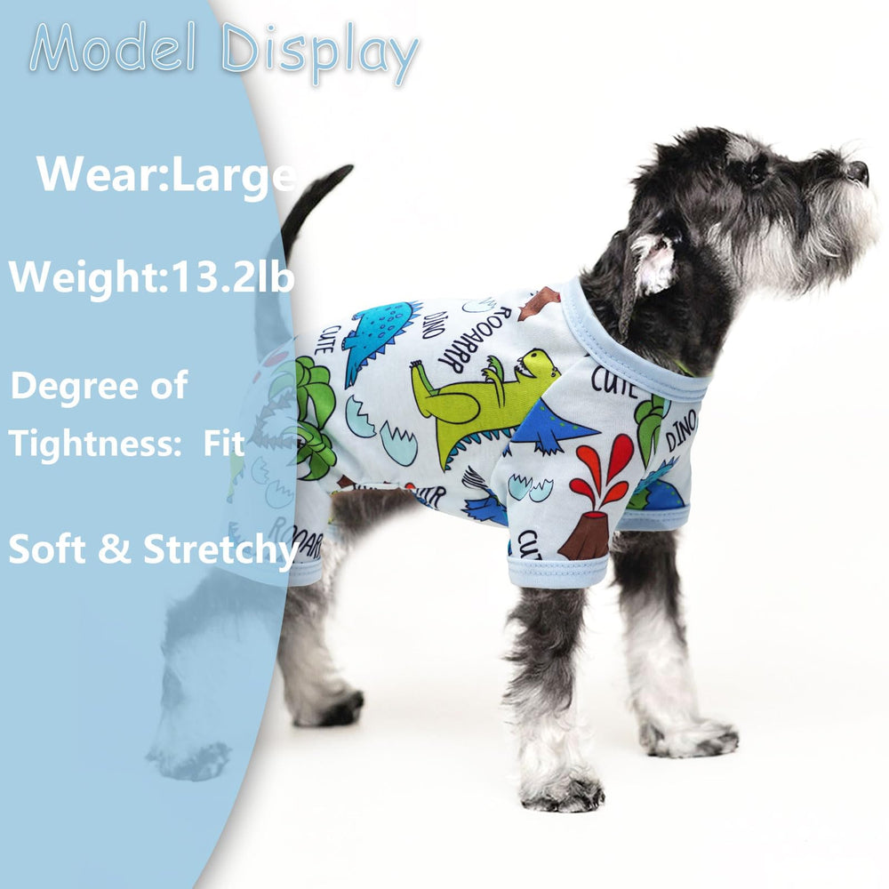 Puppishy Pijamas para Perro Mediano, vista trasera, diseño cómodo