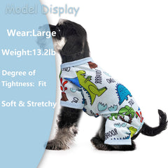 Puppishy Pijamas detalle de tejido suave, tela transpirable