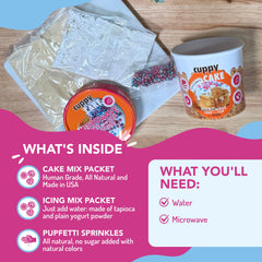 Puppy Cake Cuppy Cake hecho en Estados Unidos con ingredientes naturales