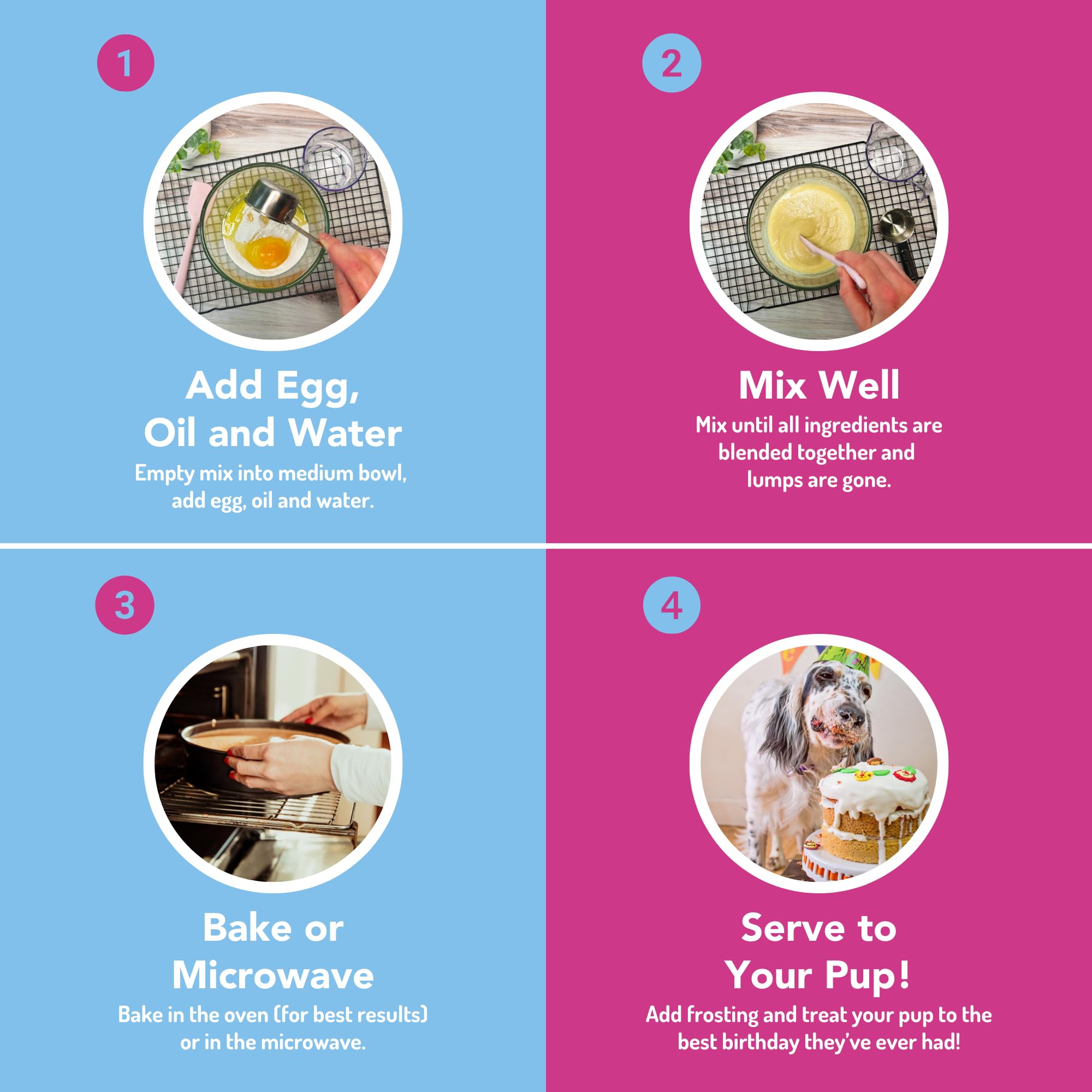 Puppy Cake: porciones para servir en la celebración