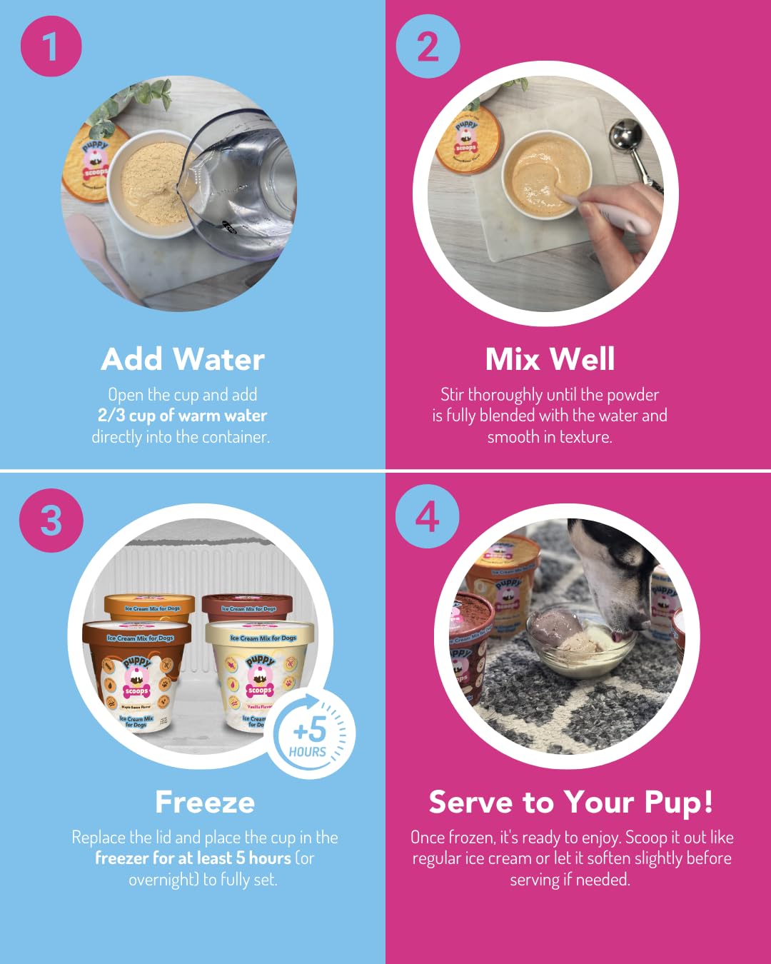 Producto hecho en EE. UU. Puppy Scoops