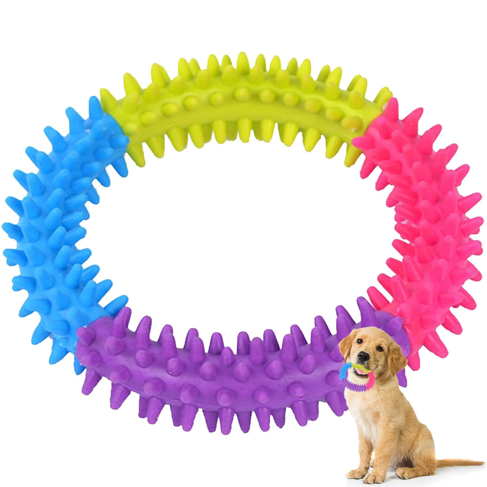 puppy-teething-rings, anillo dentición para cachorros, masaje de encías y limpieza dental