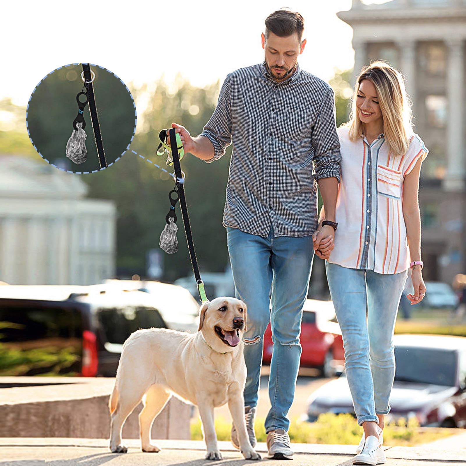 PuppyDoggy porta-bolsas ligero y portátil para salidas diarias.