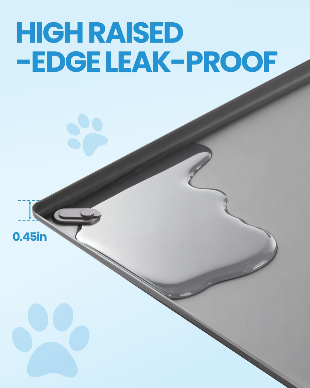PuppySpout material grado alimentario libre de BPA para mayor seguridad.