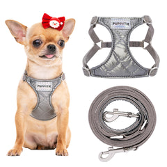 Puppytie arnés sin tirones en primer plano, ligero y cómodo para paseos diarios.