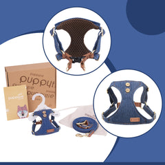 Puppytie arnés suave y ajustable para comodidad diaria.