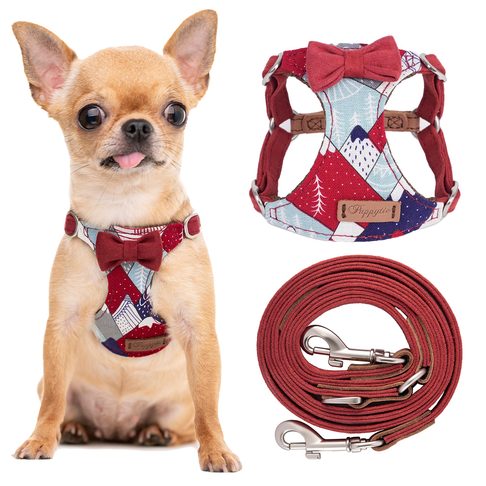 Puppytie XS arnés cómodo para perros pequeños, reduce tirones en paseos.