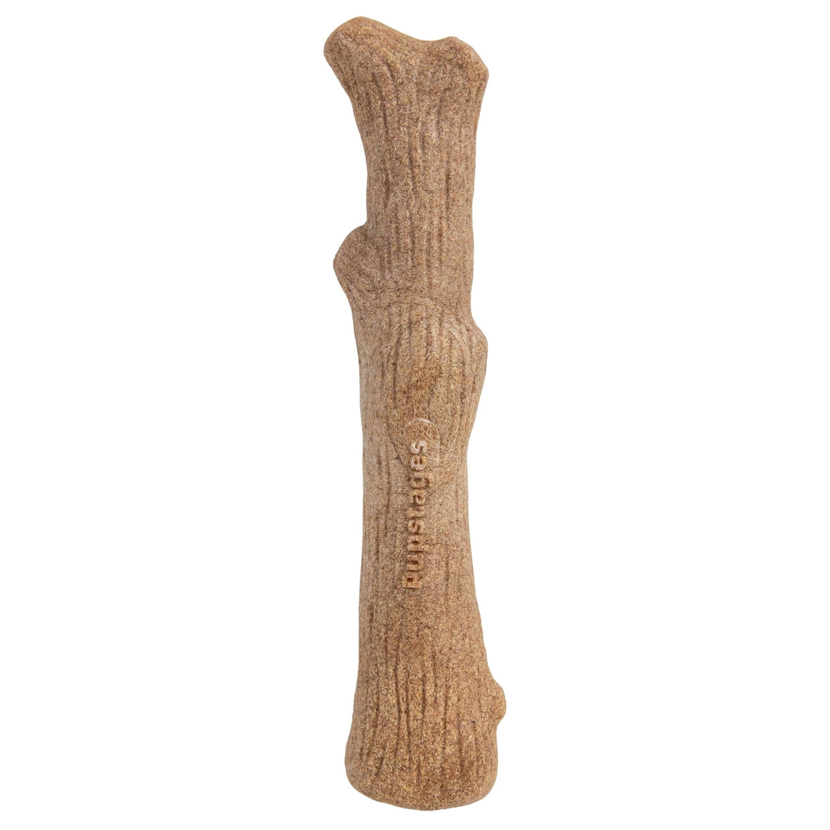 Pupstages Dogwood: juguete masticable de madera real para mordidas moderadas.