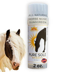 Barra solar Pure Sole para la nariz del caballo protege contra rayos UV