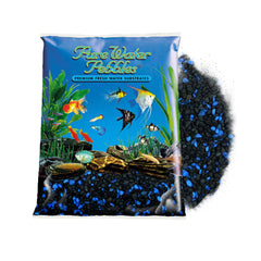 Pure Water Pebbles gravilla nocturna brilla, ideal para realzar colores en el acuario.