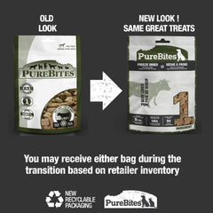 PureBites bocado unico de 1 ingrediente, ideal como entrenamiento