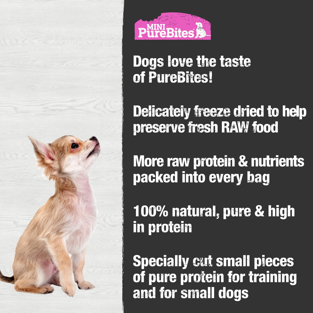 PureBites envase reciclable, opción sostenible para snack canino diario.