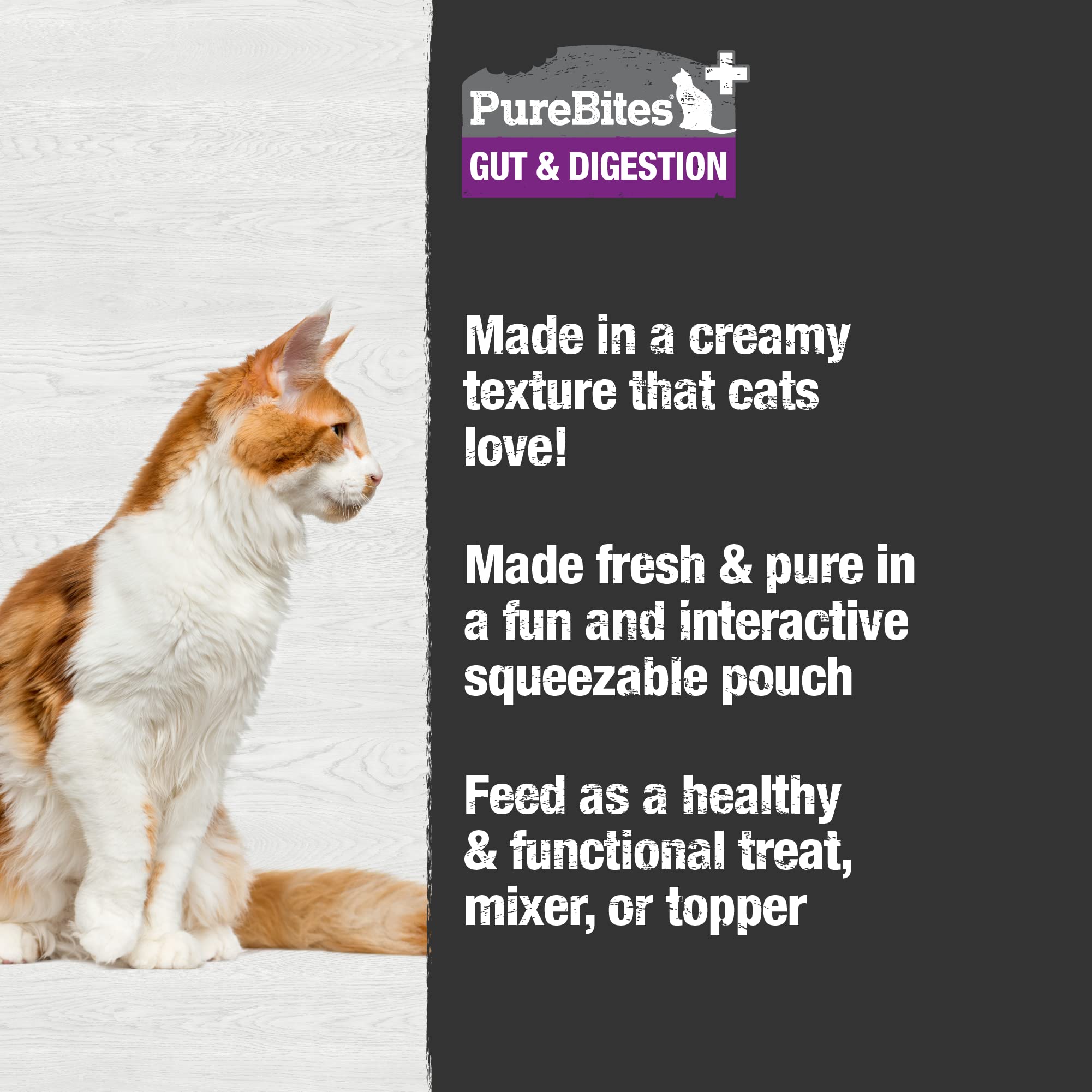 PureBites exprimibles, aroma sabroso que atrae al gato