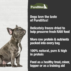 PureBites hígado de res liofilizado, topper nutritivo para las comidas