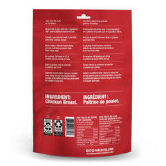 PureBites ingrediente único, 100% pollo, ideal como premio simple.