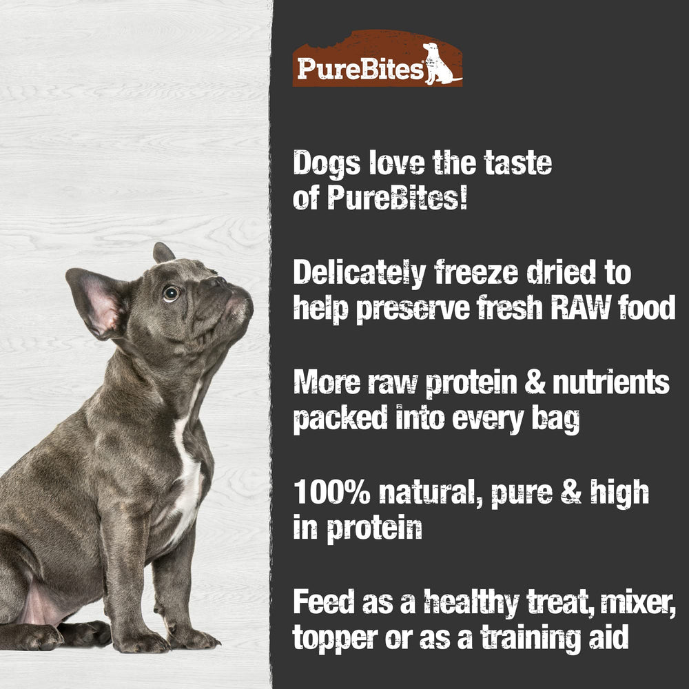 PureBites pavo liofilizado para entrenamiento y refuerzo positivo.