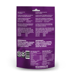 PureBites con Bacillus coagulans, prebióticos y digestión suave para perros.