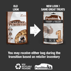 PureBites trocitos de pavo liofilizados para entrenamiento y refuerzo.