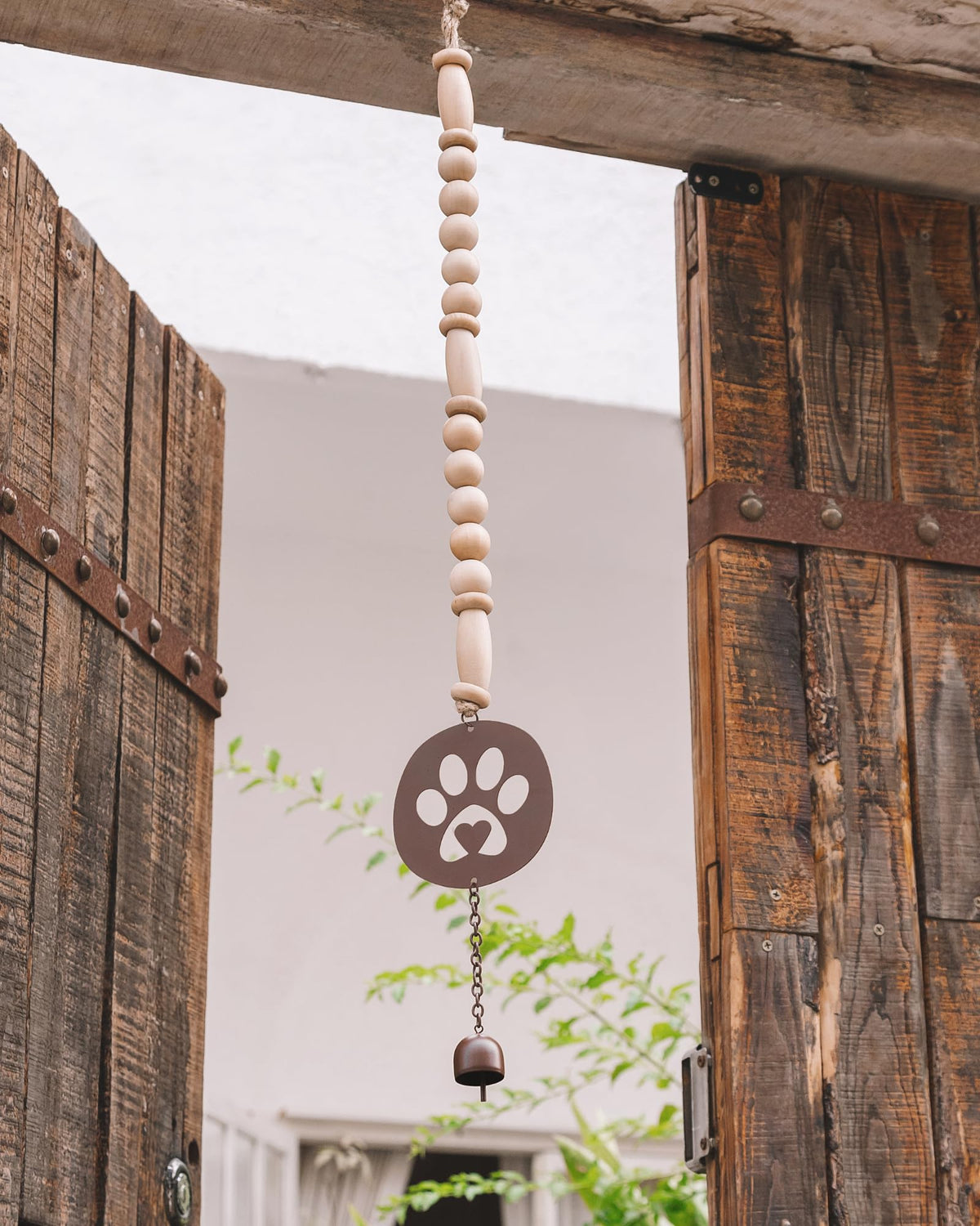 PureRejuva campanilla memorial perro con huella en metal, memoria tangible para cualquier espacio