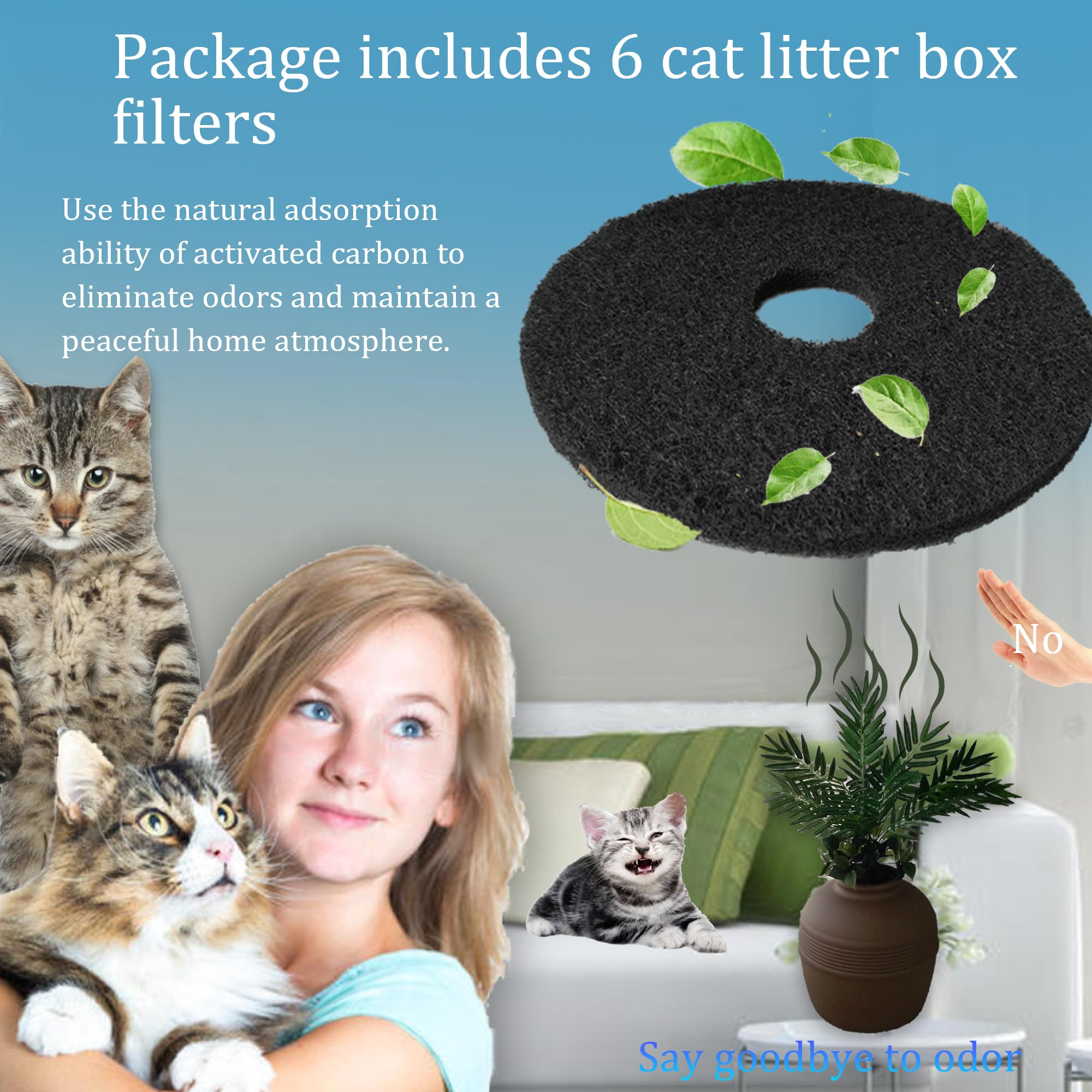 PurifyLogix filtros de carbono naturales, seguros para mascotas