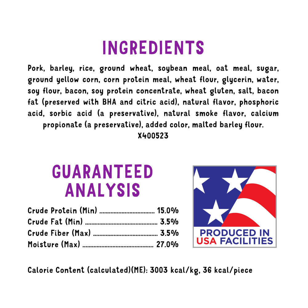 Purina Beggin' Strips envase con cierre reutilizable para conservar frescura.