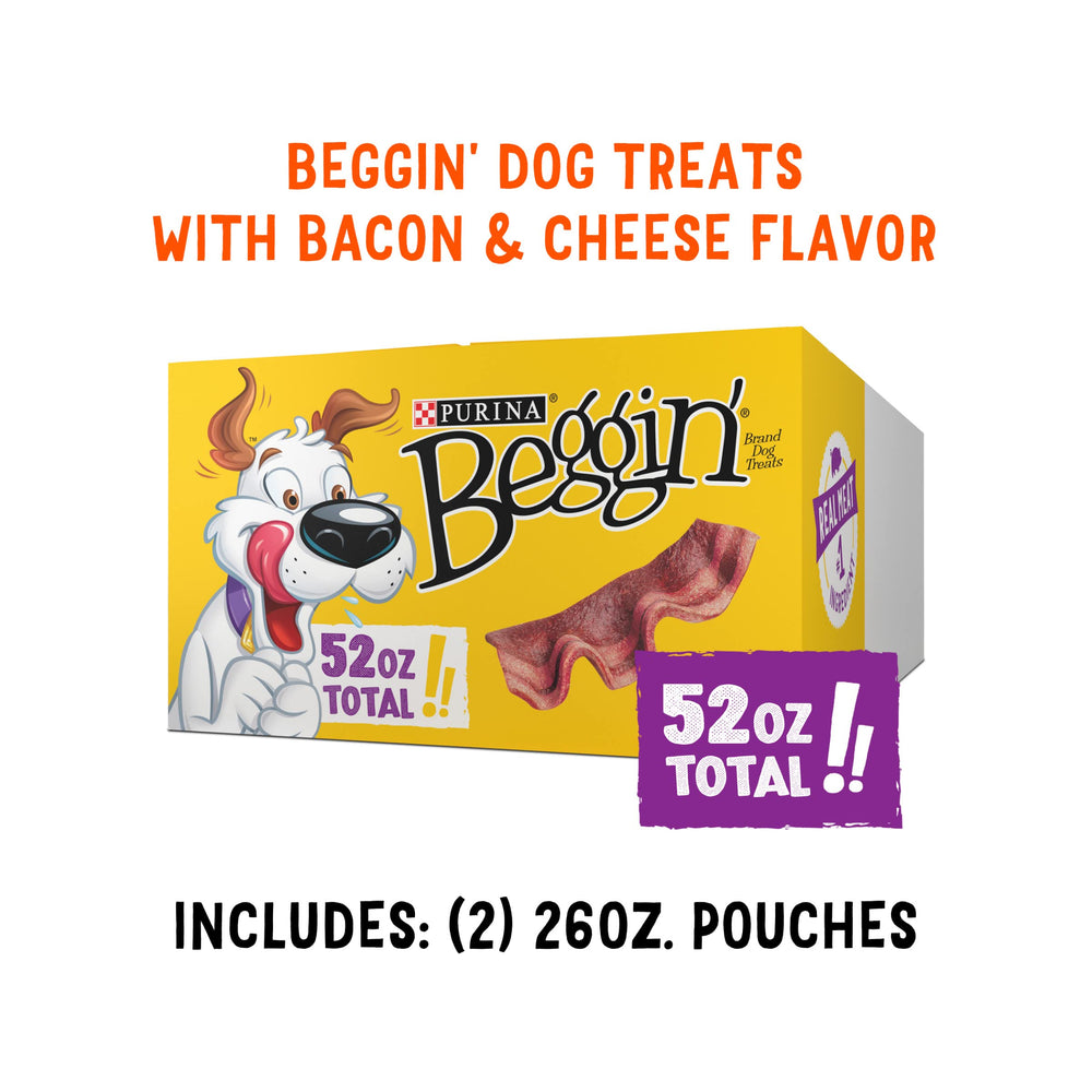 Purina Beggin' Strips: ingredientes reales, sin colorantes artificiales.
