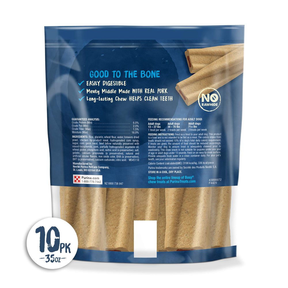 Purina Busy Bone Perro Adulto 30 Libras, ideal para razas medianas y grandes.