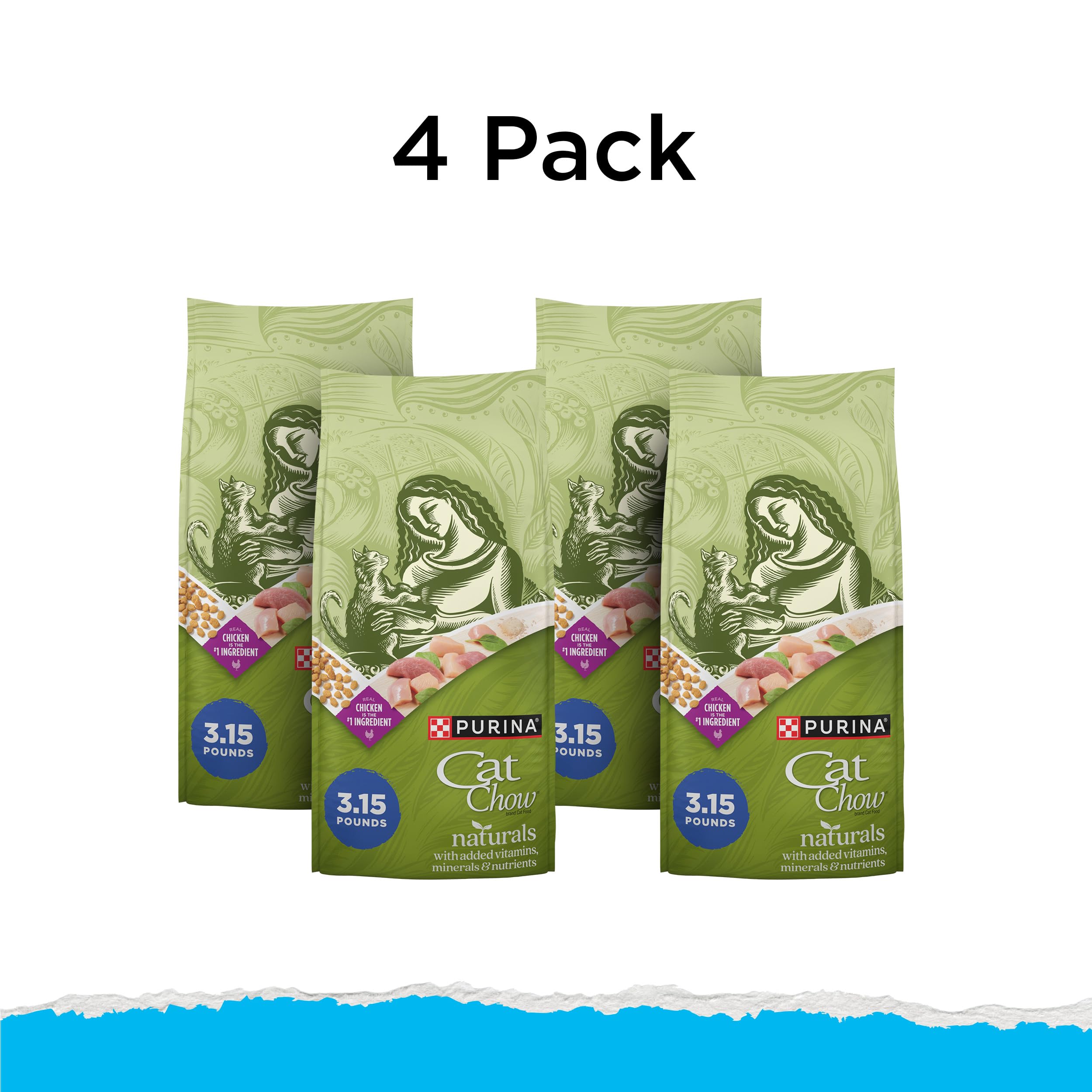 Purina Cat Chow Naturals Indoor: pollo y pavo reales como ingredientes clave.