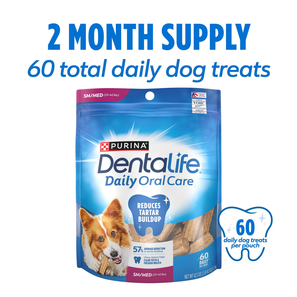 Purina DentaLife: ocho crestas para limpiar dientes difíciles.