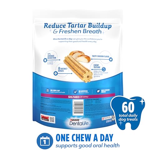 Purina DentaLife: empaque de 60 unidades para continuidad.