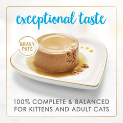 Purina Fancy Feast Gravy Lovers, paté en salsa, textura suave para gatos adultos.