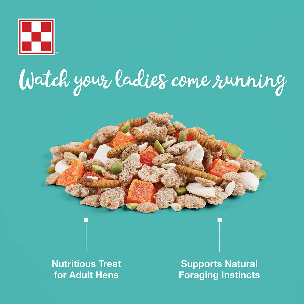 Purina Farm to Flock, ingredientes trigo-cartamo-guisantes para dieta equilibrada.