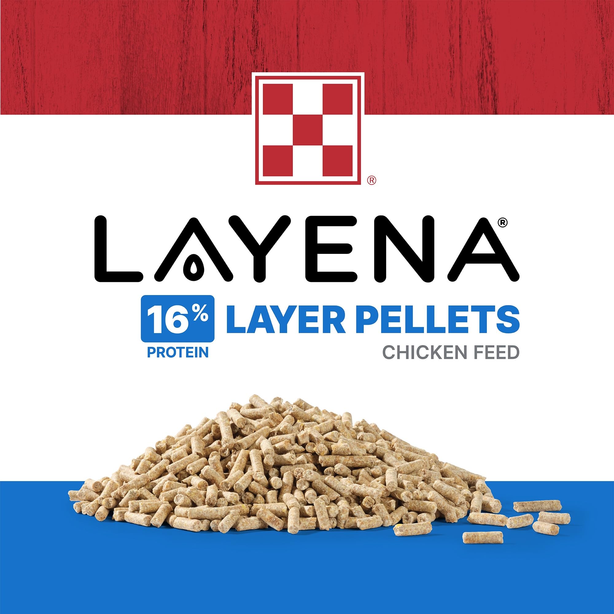 Purina Layena Pellets: ingredientes de calidad para aves en dieta diaria.