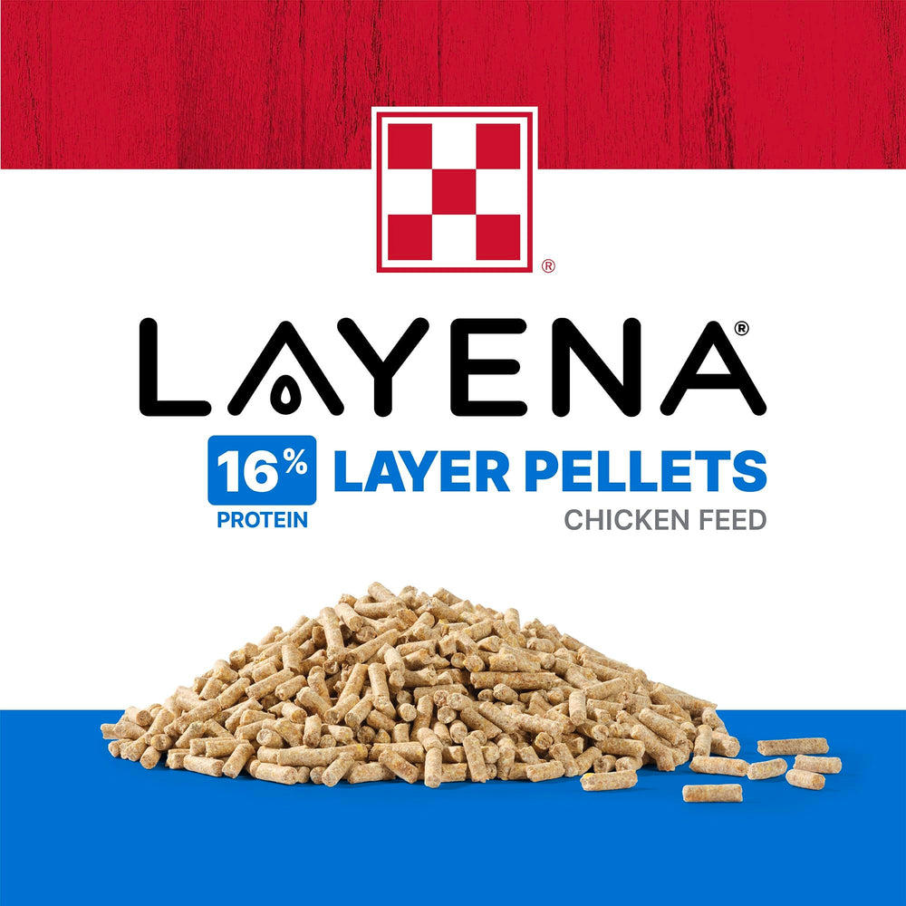 Purina Layena Pellets: ingredientes de calidad para aves en dieta diaria.