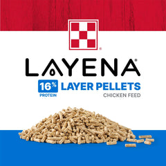 Purina Layena Pellets: ingredientes de calidad para aves en dieta diaria.